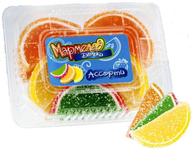 Gelee "Marmelad" Zitronen- und Orangenscheiben